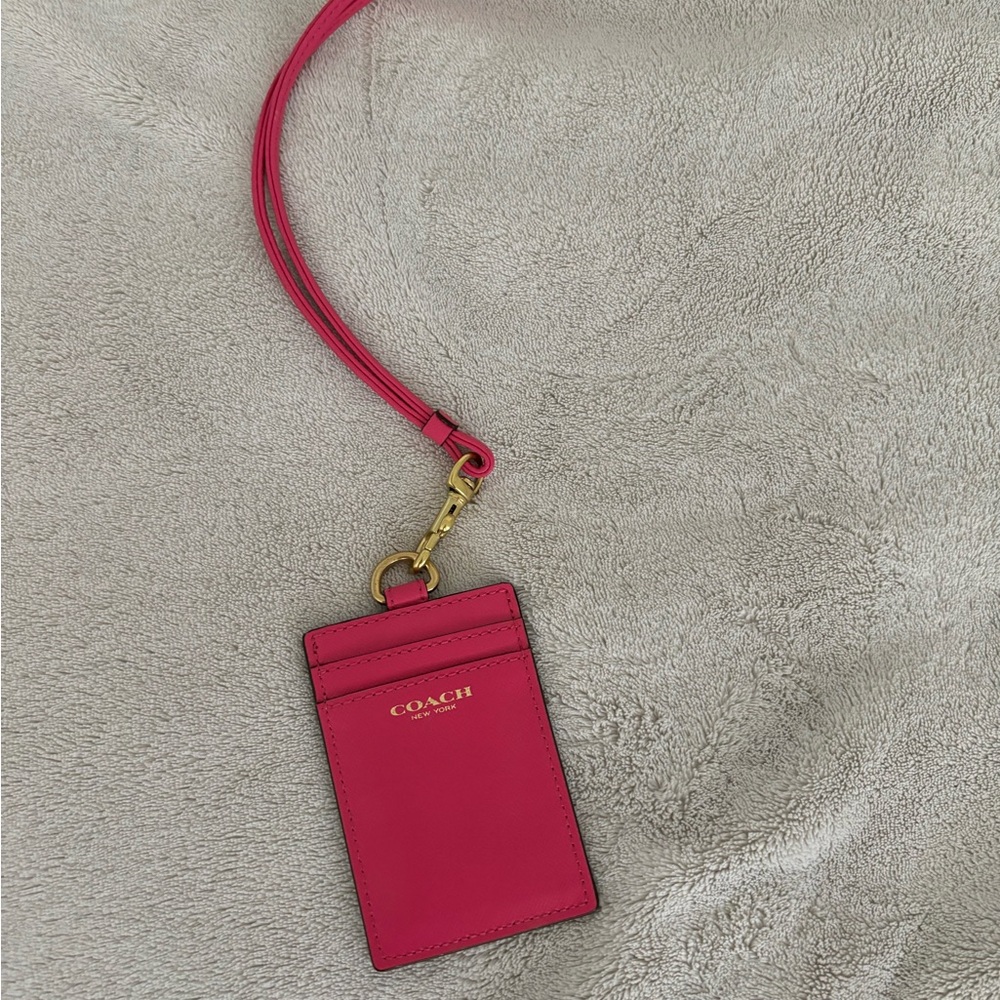 Coach lanyard
